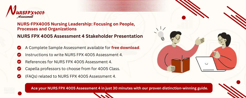 NURS FPX 4005 Assessment 4 Stakeholder Presentation