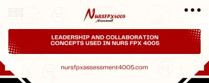 Leadership and Collaboration Concepts Used in NURS FPX 4005